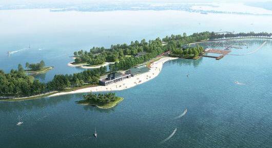 东湖风景区军运会帆船比赛码头项目